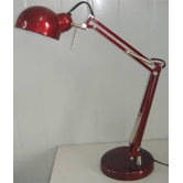 Desk Lamp in Metallic Red