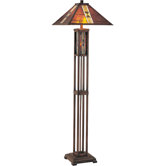 Farah  Floor Lamp in Dark Bronze