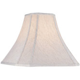 Cut Corner Linen Lamp Shade