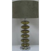 28" x 15" Table Lamp in Chrome
