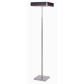 Kateb  Floor Lamp in Stainless Steel