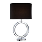Cosima One Light 150W Table Lamp in Chrome