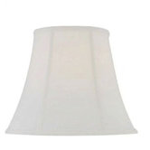 Fine Linen Empire Lamp Shade in Off White