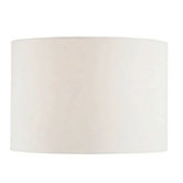 Fabric Drum Lamp Shade in Off White
