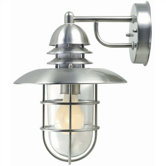 Outdoor  Wall Lantern in Stainless Steel