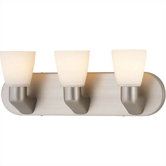 Contemporary  Vanity Light in Stainless Steel