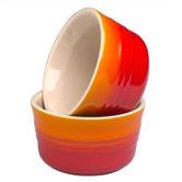 Stoneware Set of 2 Ramekins in Volcanic