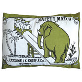 Match Co 20" x 26" Sham in Olive / Black