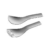 Axel Wowereit 8.7" Mano Satin Rice Server