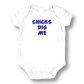 Chicks Dig Me Baby Romper
