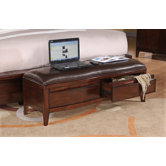 Tangerine Veneers Storage Bench