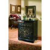 Artistic Expression Hand-Painted 4 Drawer Accent Chest