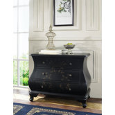 Artistic Expression Hand Painted 3 Drawer Accent Chest