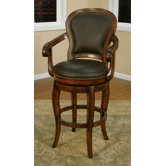 Santos Stool in Cona with Chocolate Leather