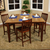 Andria 5 Piece Counter Height Dining Set