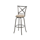 Santina Stool in Coco with Taupe Microfiber