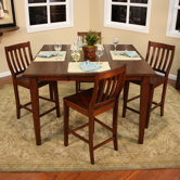 Este 5 Piece Counter Height Dining Set