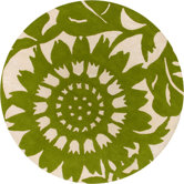 Tufted Pile Grass/Cream Zinnia Rug