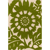 Tufted Pile Grass/Cream Zinnia Rug