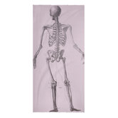 Skeleton Cotton Voile Scarf in Lavender