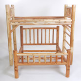 Nicholas Twin over Full L-Shaped Bunk Bed with Built-In Ladder