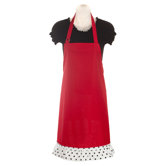 Stiletto Women's Apron in Red