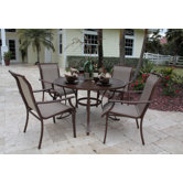 Chub Cay Patio 5 Piece Dining Set