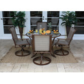 Chub Cay Patio 5 Piece Dining Set
