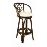 Valencia Indoor Swivel 30" Bar Stool with Cushion