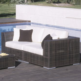 Soho 2 Piece Deep Seating Group with Cushions