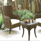 Cozmel Lounge Am Chair and Table Set Cushions