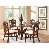 Cancun Palm 5 Piece Dining Set