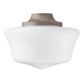 Original Schoolhouse One Light Ceiling Fan Light Kit