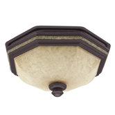 Bele Meade Bathroom Exhaust Fan in Light New Bronze