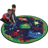 Educational Sea Hunt Kids Rug