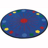 Educational Shapes Galore Kids Rug