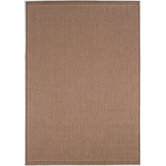 Recife Saddle Stitch/CocoaNatural Rug