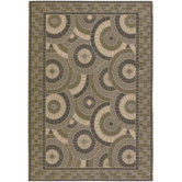 Five Seasons Sundial Cream/Green Rug