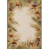 Covington Sand Multi Tropic Garden Rug