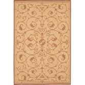 Recife Veranda Terracotta & Natural Rug