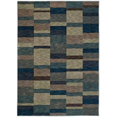 Modernworks Parallel Navy Rug