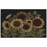 Reflections Sunflower Medley Novelty Rug