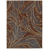 Mirabella Acanthus Brown/Blue Rug