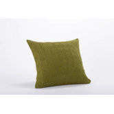 Diamond Crochet Linen Decorative Pillow