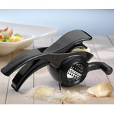 Two in One Rotary Grater in Black