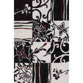 Studio Black Patchwork Rug