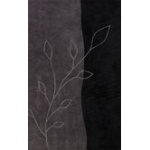 Studio Black Leaves Rug