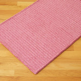 Solid Chenille Pink Kids Rug