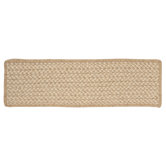Natural Wool Houndstooth Tea Stair Tread