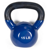 15 lbs Premium Vinyl Kettlebell